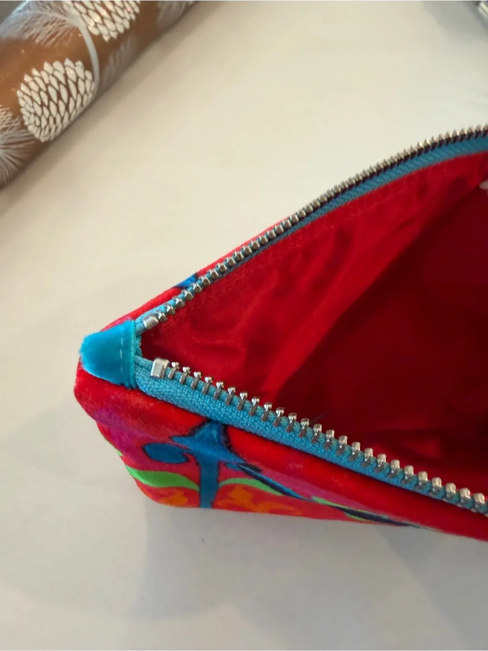 Velvet Longhorn Clutch